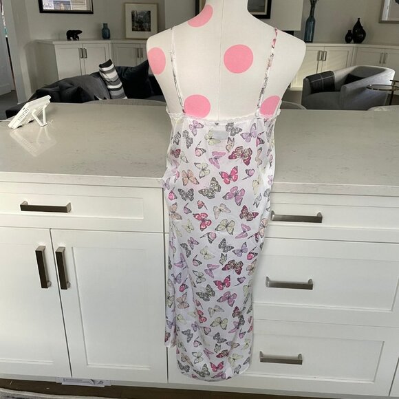 40 winks Butterfly Print w Lace Trimmed Polyester Chemise Multi Color Sz XS NWT - Picture 5 of 11